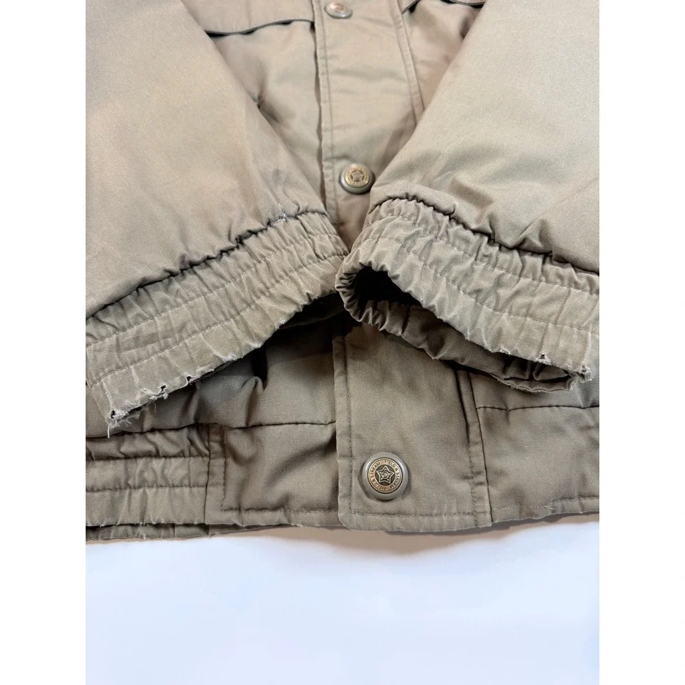 Field‎ & Stream VTG 80s 90s Chore Jacket Mens L Olive Green Padded Insulated